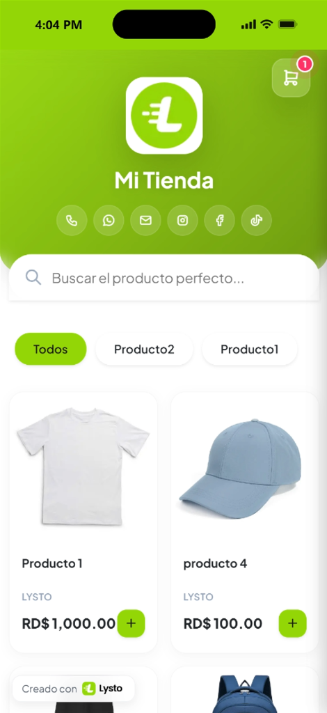 Catálogo Lysto
