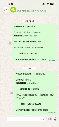 WhatsApp Lysto